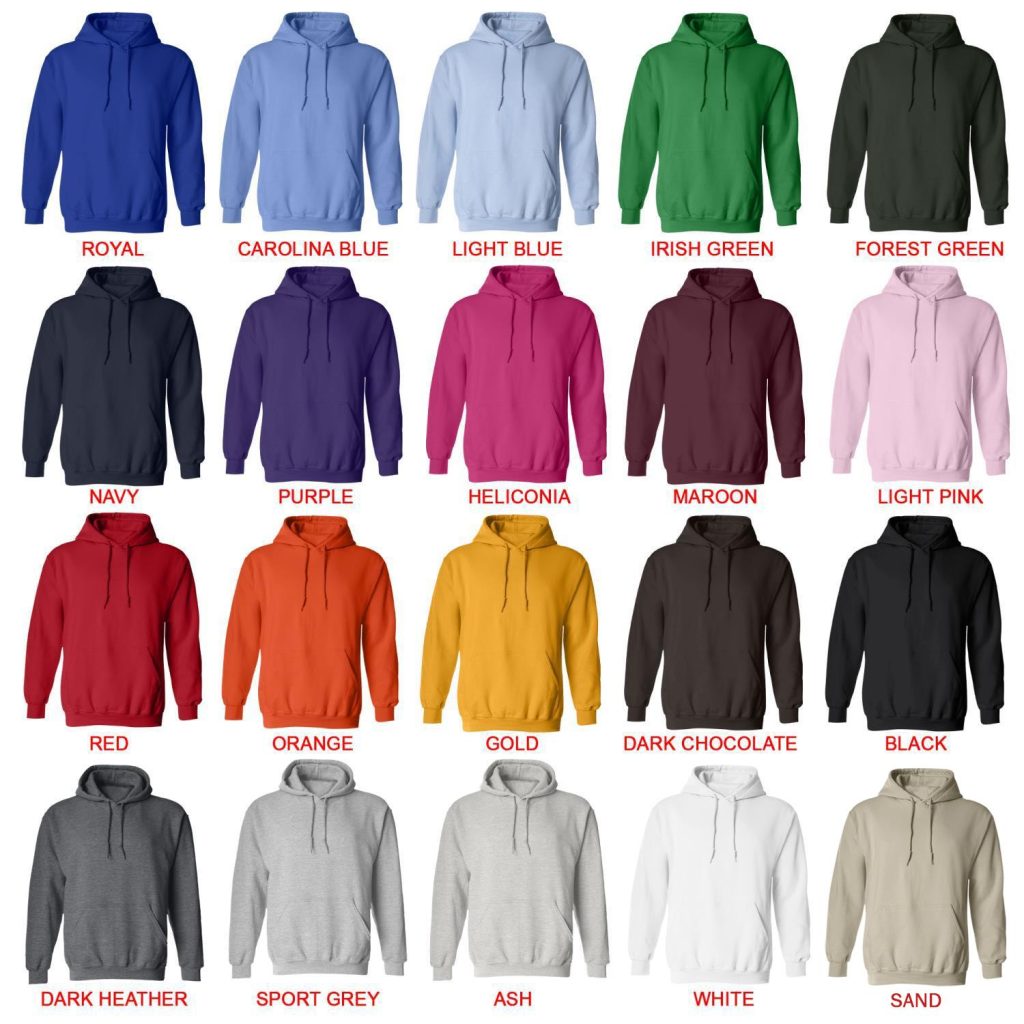 hoodie color chart - Bungo Stray Dogs Store