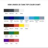 tank top color chart - Bungo Stray Dogs Store
