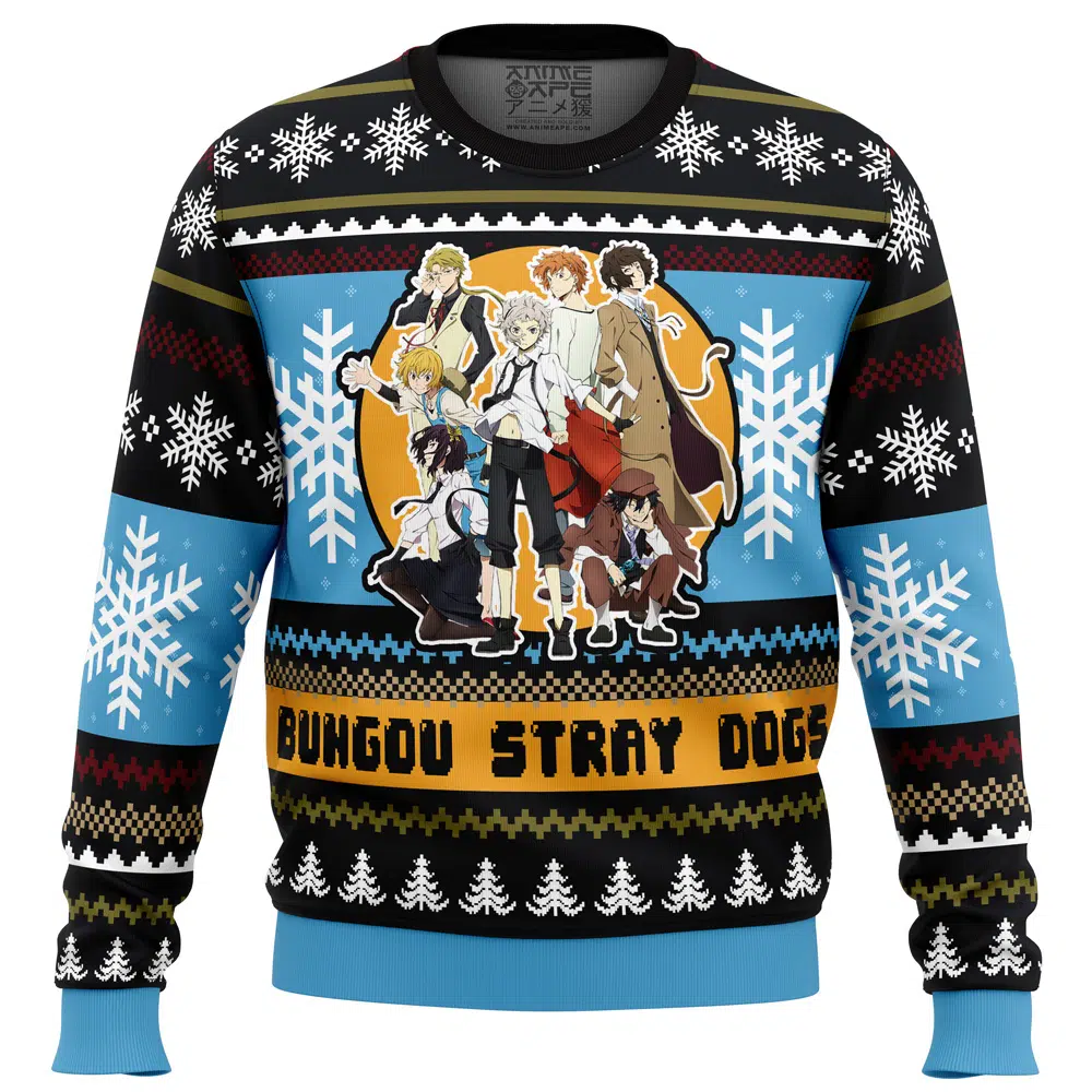 Bungou Stray Dogs Ugly Christmas Sweater - Bungo Stray Dogs Store